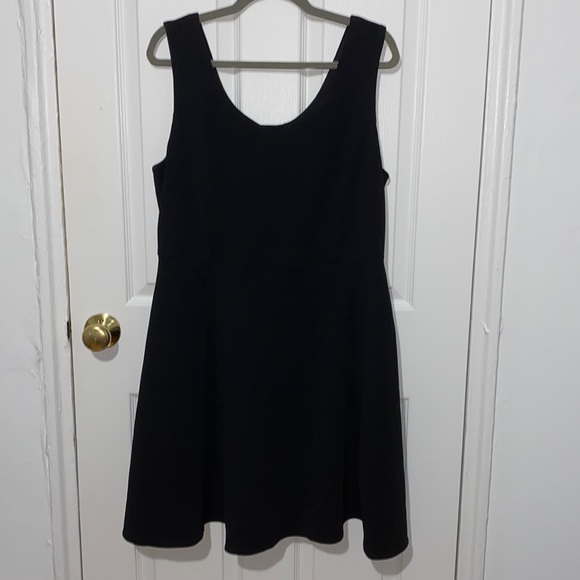Forever 21 A Line Black Dress with Lace Up Back Plus Size 3x - Picture 1 of 5